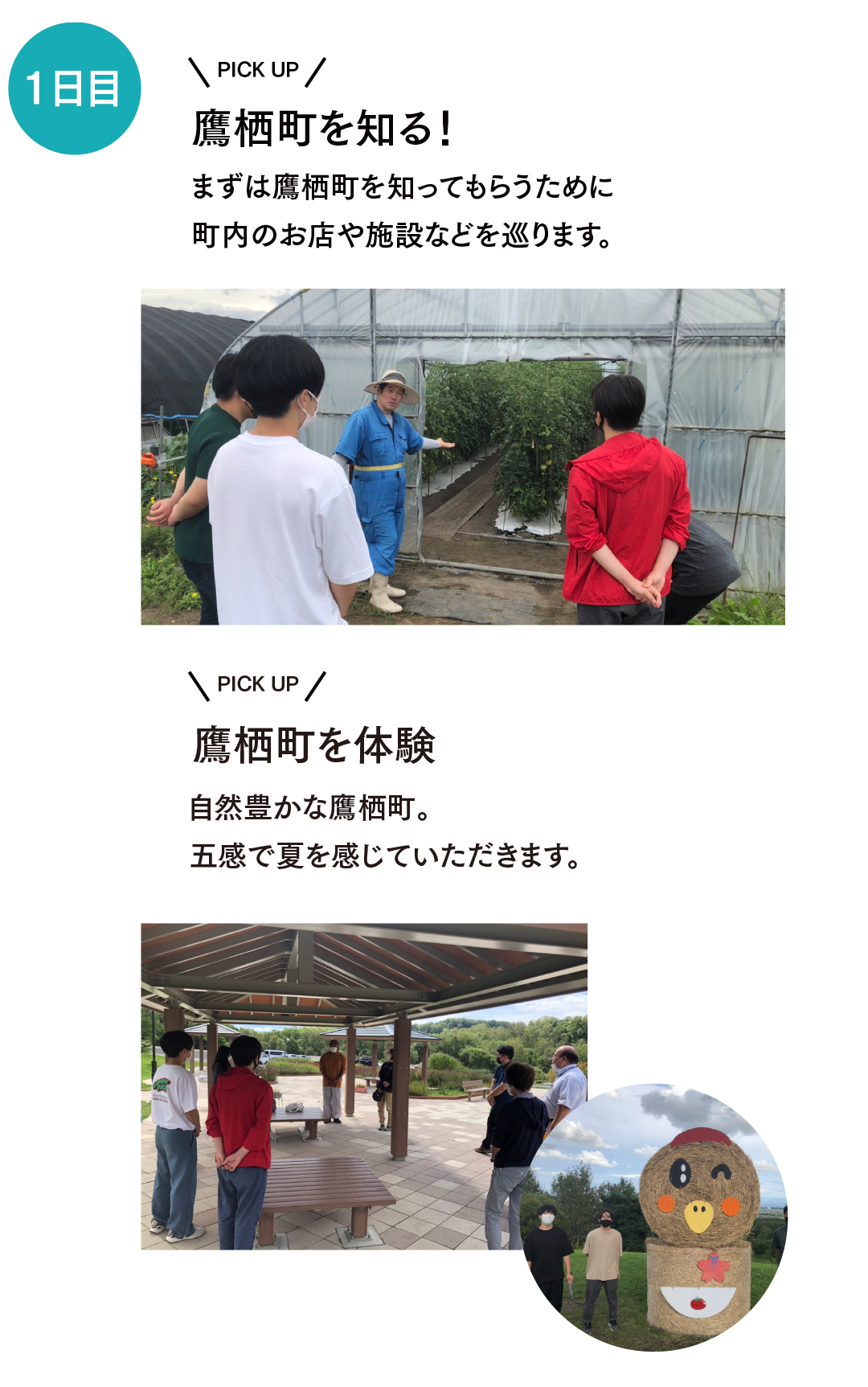 体験プログラムの内容1日目